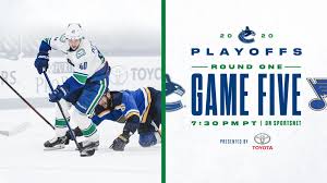 Game weather that impacts game play. Game Notes Canucks Blues Game 5