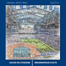 Entering their 25th season in indianapolis, the colts had a new field to roam, as lucas oil field, a retractable roof stadium opened. Lucas Oil Stadium Football Stadium Print Indianapolis Colts Football Indianapolis Colts Football Colts Football Lucas Oil Stadium