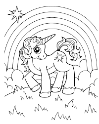 There is a stylish horn on the head with a lengthy tail that runs around the body. Unicorn Coloring Pages To Keep Your Child Entertained Archziner Com