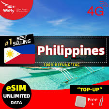 Include free upgrade to esim (2 years validity since purchase date). Wefly Philippines Sim Card 2 8 Days 4g Prepaid Sim Cards Unlimited Data Support Esim For Tourist Travel Shopee Singapore