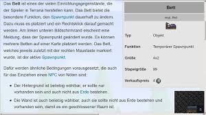 / sobald sie sich schlafen legen, vergeht die zeit wie im fluge und in wenigen sekunden ist wieder morgen. Terraria Bett Bauen So Geht S