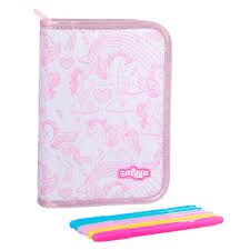 Diy Lets Go Triple Pocket Pencil Case Kit Smiggle Diy Pencil Case Pencil Case Back To School Supplies