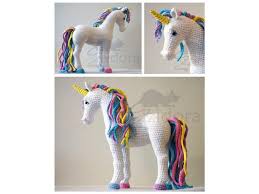 Pattern Candi The Unicorn Crochet Unicorn Pattern Crochet Etsy Tig Isleri Amigurumi Modelleri Orme Bebekler