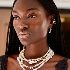 Haley Gold Bead Earrings