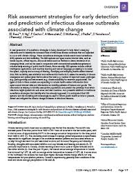 Detection And Prediction Of Infectious Diseases Canada Ca