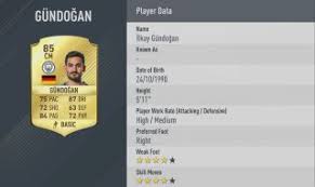İlkay gündoğan is a german professional football player who best plays at the center midfielder position for the manchester city in the premier league. Manchester City Fc Fifa 17 Player Ratings