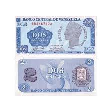 Am donnerstag schlossen sich auch banken und supermärkte dem streik an, mit dem die opposition gegen präsident hugo chavez protestiert. Banknoten Venezuela Pick Nummer 69 2 Bolivar La Maison Du Collectionneur