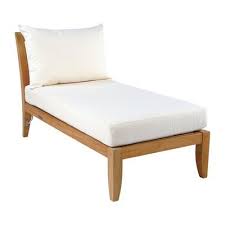 Kingsley Bate Ipanema Armless Chaise Lounge With Cushions Perigold Elegant Outdoor Furniture Kingsley Bate Lounge Chair Outdoor