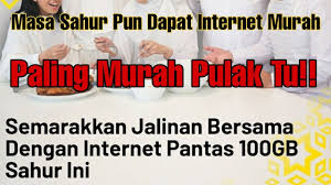 Indihome menjadi provider yang coverage areanya paling luas dibandingkan dengan provider lainnya di indonesia. Waktu Sahur Gasak La Internet 100gb Rm7 Murah Gila Baby Digi Pas Sahur Youtube
