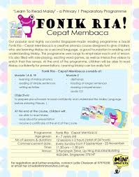 Start a project) on the commencement date. Weekly Malay Reading Workshop Alert Mini Monsters Ltd Facebook