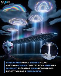 Space - Astronomers and meteorologists around the world have reported unusual cloud activity coinciding with the orbit of 3I ATLAS. The clouds appear in geometric patterns and shift rapidly, unlike any known