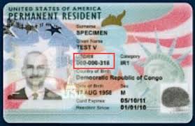 Permanent resident card with notation, signature waived: Alien Registration Number Faq Dygreencard