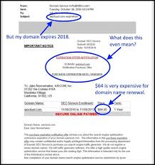 Your Domain Name Is Expiring Scam Alert Westlake Village Agoura Hills Thousand Oaks Conejo Valley San Fernando Valley Axicom