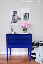 Maybe you would like to learn more about one of these? Klein Blue Mid Century Nightstands The Weathered Door