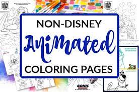 Free printable coloring pages for a variety of themes that you can print out and color. Non Disney Animated Movies Coloring Pages Made With Happy