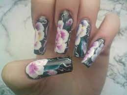 50+ ideen und anleitung für gelnägel babyboomer. One Stroke Technik Anleitung Nailart Malerei
