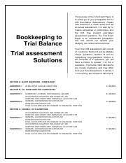 Bktb Trial Questions Pdf Bookkeeping To Trial Balance Trial Assessment Question Paper The Purpose Of The Trial Exam Paper Is To Assist You In Your Course Hero