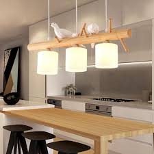 Limited time sale easy return. Wood Birds Pendant Lights Led Kitchen Lights Led Lamp Hanging Lamp Ceiling Lamps Living Room Lighting Fixtures E27 Led Ac 100 260v From Departuremary 173 93 Dhgate Com