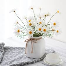 Free shipping on orders over $25.00 shipped by amazon or get fast, free shipping with amazon prime: Buy Decoration 5 Heads Artificial Flowers Fake Chamomile Chrysanthemum Simulation Pe Daisy Diy Home Table Decorative Flower Wedding Decor At Affordable Prices Free Shipping Real Reviews With Photos Joom