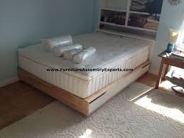 Ikea Mandal Bed Assembled At 39 West Lexington Apartment In Baltimore Md By Furniture Assembly Experts Llc Ikea Furniture Assembly Furniture Assembly Furniture