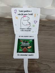 Caixa Mini Talento para Anunciar Gravidez | Elo7