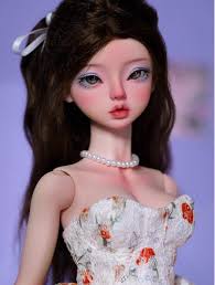 1/4 BJD Doll Girl Lena Tan Color A-Free Face Make UP+Eyes+Clothes+wig+Shoes 