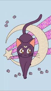 Crazy moon cat lady by dooomcatthe sailor scout squad found themselves with far too much time on their hands after defeating queen beryl and the dark kingdom, and the offtime was making them feel a bit stir crazy. Aesthetic Sailor Moon Luna Wallpaper Novocom Top