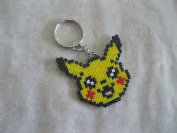 Porte Cle Pixel Art Pikachu Perles A Repasser Hama Avec Images Pokemon Perle Perles A Repasser Art Perle