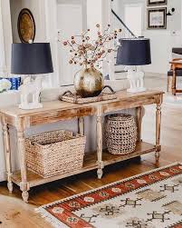 929 Likes 20 Comments World Market Worldmarket On Instagram With Its Extended Length And Sculptu Sofa Table Decor Living Room Console Entry Table Decor