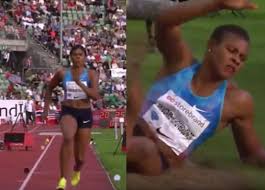 With her impressive run in 10.98 secs, okagbare set a new meet record as no other woman has ever won the race under 11 seconds in the meet held in the eastern european country. Photos Video Nigerian Athlete Blessing Okagbare Loses Her Wig During Long Jump In Oslo