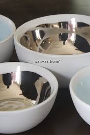 Dauville Bowls Metallic Glaze Canvas Home Glaze