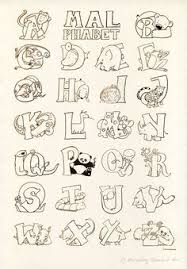 Das Malphabet Alphabet Malvorlagen Ausmalbild Tiere Zum Ausmalen