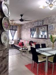 Deko ruang tamu rumah teres setingkat hiasan ruang tamu rumah. Dekorasi Rumah Flat Ppr Dinding Sis Nazsha Deko Bajet Facebook