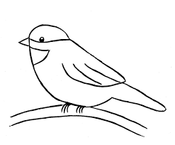 Easy Simple Bird On Branch Drawing Try This Step By Step Chickadee Drawing Chickadee Drawing Bird Drawings Simple Bird Drawing
