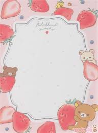 Peach Mini Rilakkuma And Strawberry Note Pad From Japan Memo Pads Stationery Kawaii Shop Modes4u Pegatinas Imprimibles Disenos De Libretas Hojas De Notas