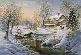 Free counted cross stitch patterns are easy to save and print out for use in creating lovely home decorations and gifts. Over The Bridge To Grandmas House Cross Stitch Pattern By Tereena Clarke Crosstitch Com