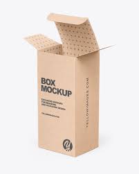 See more ideas about packaging mockup, mockup, free mockup. Opened Kraft Box Mockup In Box Mockups On Yellow Images Object Mockups