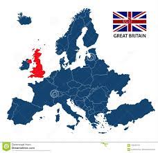 Más tarde, el área fue habitada por tribus germánicas y los anglosajones, que finalmente unificó la región para convertirse en el reino de inglaterra en 927. Ejemplo De Un Mapa De Europa Con Gran Bretana Destacada Ilustracion Del Vector Ilustracion De Irlanda Aislado 106292719