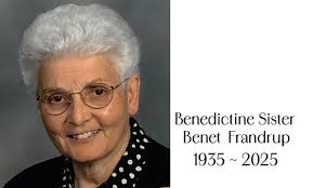 Obituary: Benedictine Sister Benet Frandrup