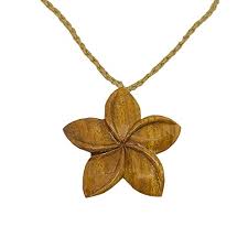 We totally love your relaxed island vibe, it's the perfect complement to our fun hawaiian hair accessories. Hawaiian Jewelry Hand Carved Koa Wood Hawaii Plumeria Flower Necklace From Hawaii Buy Online In Gambia At Gambia Desertcart Com Productid 146921384