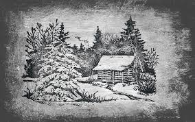 Drawing Winter Wintry Free Image On Pixabay House in mountain landscape hand drawn vector illustration realistic sketch. drawing winter wintry free image on