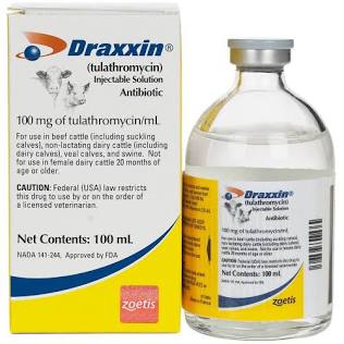 Draxxin (Tulathromycin) 100mg/ml Injectable Solution, AI generated