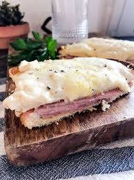 A Croque Monsieur Is A Classy French Sandwich With Ham In The Middle And A Bechamel Sauce On Top With Melted Gruyere In 2020 Croque Monsieur Recipes Simple Sandwiches