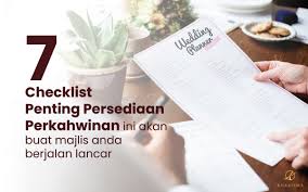 Senarai persiapan perkahwinan 12 bulan. 7 Checklist Penting Persediaan Perkahwinan Ini Akan Buat Majlis Anda Berjalan Lancar Kharisma Katering