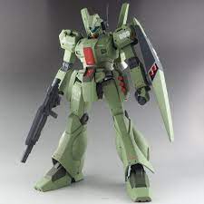 mgジェガンd型です プレバンのキットをストレート製作フルペイントしております スミ入れをクレオスフィルタリキッドのグリーンにしているところが ポイントです ストレートでこの精度 素材がよいので ガンプラ 作品 ガンプラ ガンダム