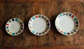 九谷青窯 彩繪花繫帶７寸皿 小器生活 decorative plates plates tableware