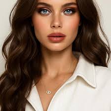 Tiny Evil Eye Necklace Waterproof