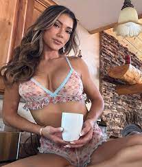 Stunning octagon girl Arianny Celeste sends fans wild with busty display as  she drinks coffee in frilly lingerie | The Sun
