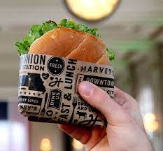 Harvey S Food Branding Burger Packaging Food Truck Design