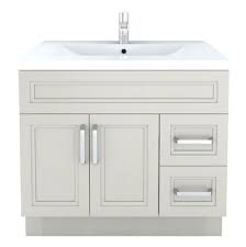 Find vanity cabinets, legs, or full vanities in a variety of styles. Cutler Kitchen Bath Urban Morning Dew Contemporary Bathroom Vanity 36 In X 22 In Bathroom Vanity Contemporary Bathroom Vanity Bathroom Vanities Without Tops